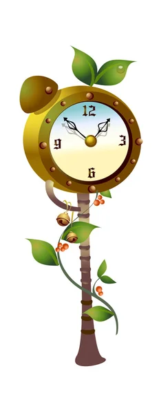 Reloj viejo — Vector de stock