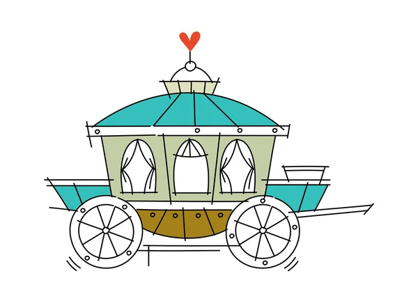 Fantastic coach Royalty Free Stock Vectors