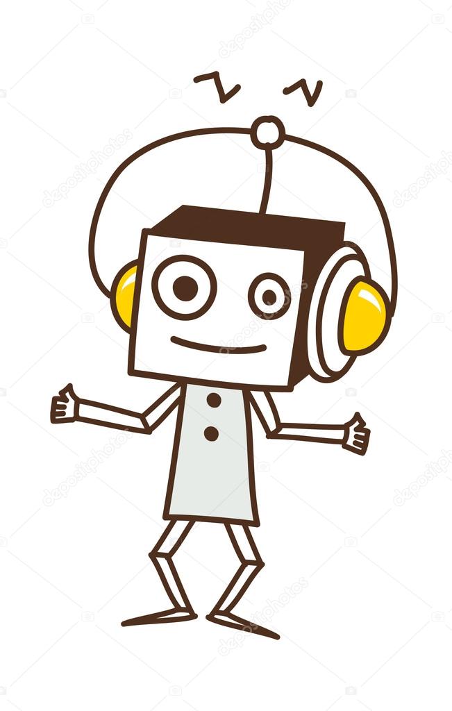 vector robot music
