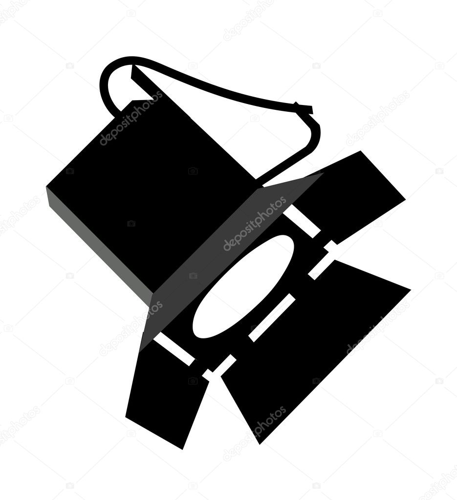 projecteur noir — Image vectorielle zzve © 13456833