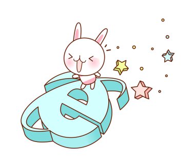 tavşan ve Internet işareti