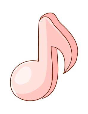 pembe müzik simgesi