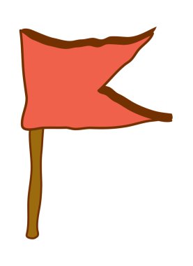 bayrak illüstrasyon vektör