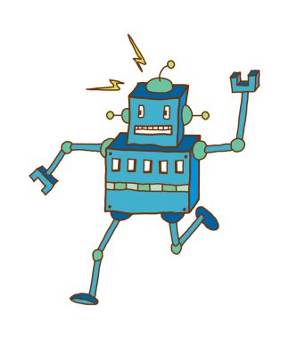 Robot Vektör illüstrasyonu