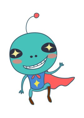 uzaylı vektör çizim