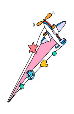 Uçak vektör çizimi