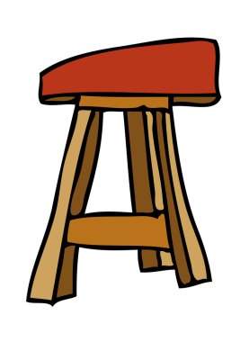 sandalye vektör çizim