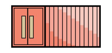 Konteyner vektör çizim