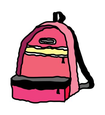 çanta vektör çizim