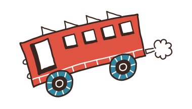 otobüs vektör çizim