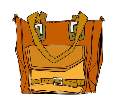 vektör çanta
