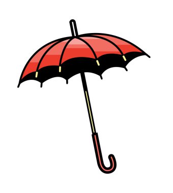 vektör şemsiye.