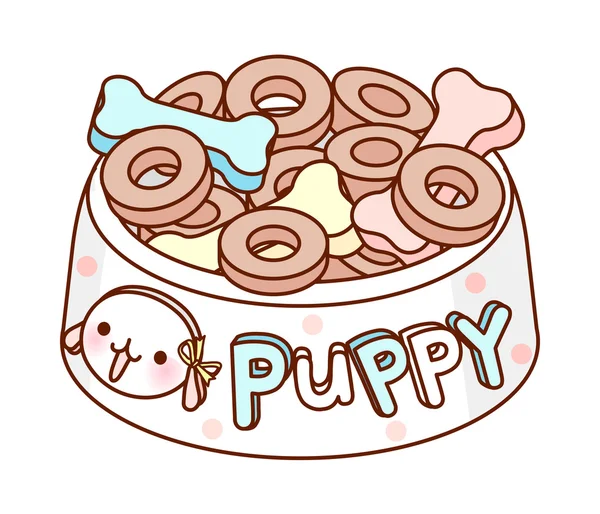 Nourriture pour chien — Image vectorielle
