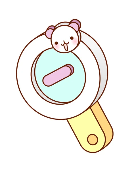 Magnifying glass — Stock Vector