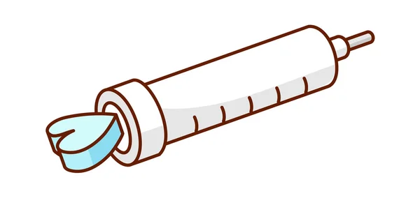 Injekční stříkačka — Stockový vektor