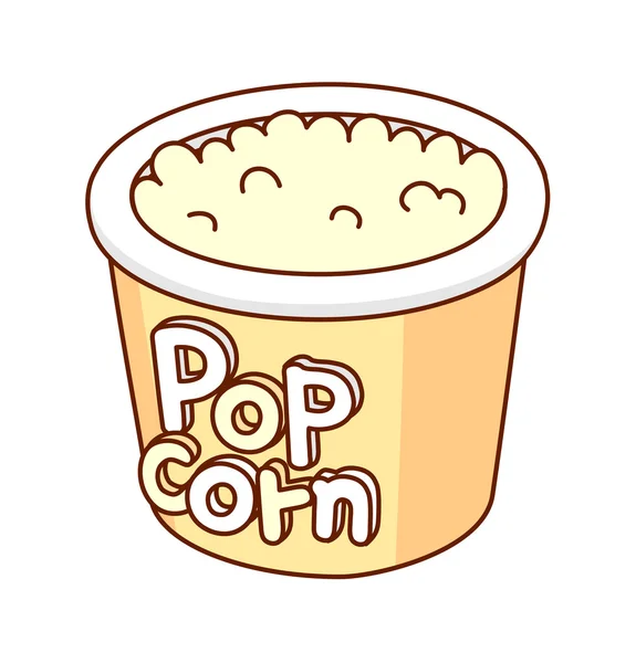 Popcorn — Stock Vector