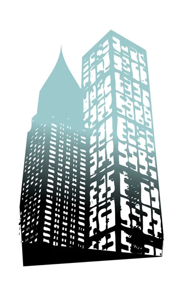 Edificios — Vector de stock