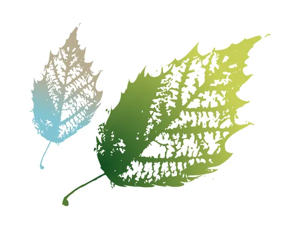 Zielonych liści — Wektor stockowy