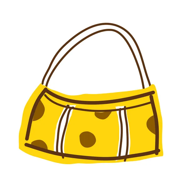 Жовтий сумку — стоковий вектор