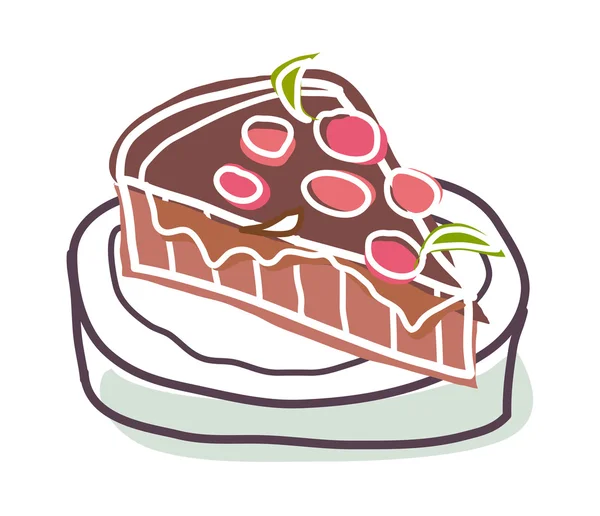 Gâteau — Image vectorielle