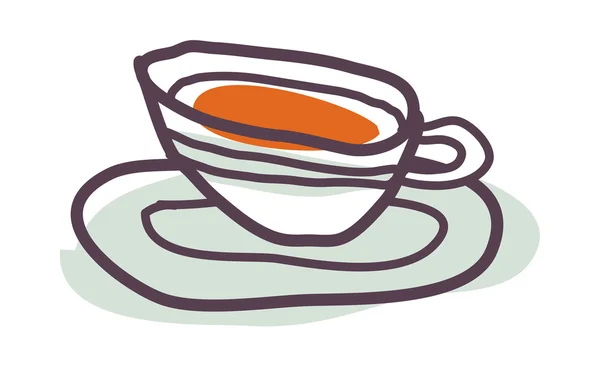 Filiżanka herbaty — Wektor stockowy