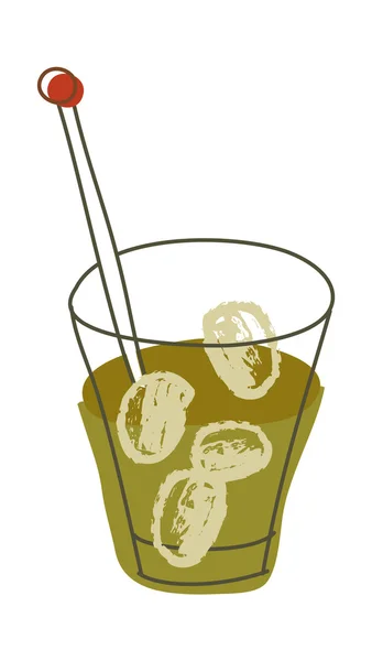 Cocktail — Stock Vector