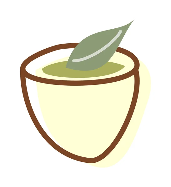 Groene thee — Stockvector