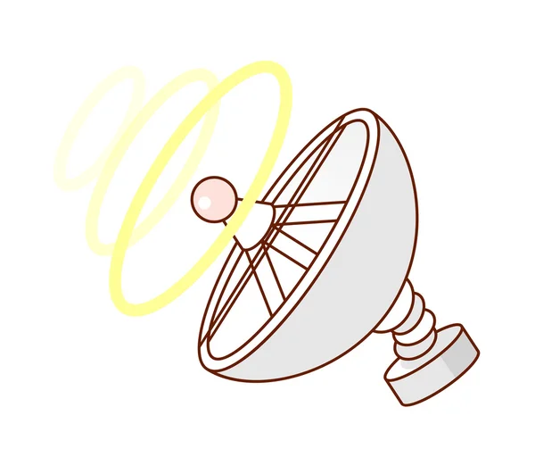Antenne satellite — Image vectorielle