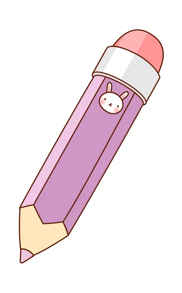 紫色铅笔 — 图库矢量图片