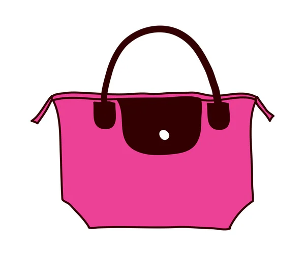 Bolsa rosa — Vetor de Stock