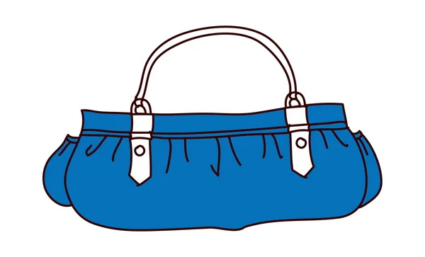 Borsa blu — Vettoriale Stock