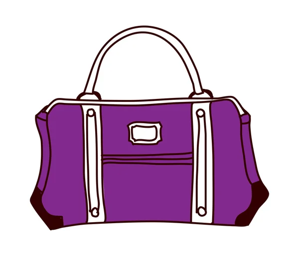 Purple bag — Stock Vector