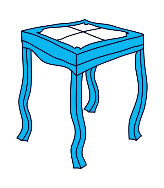 Table bleue — Image vectorielle