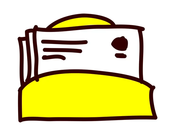 Lettres jaunes — Image vectorielle