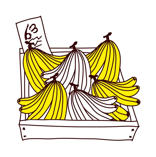 Banány — Stockový vektor