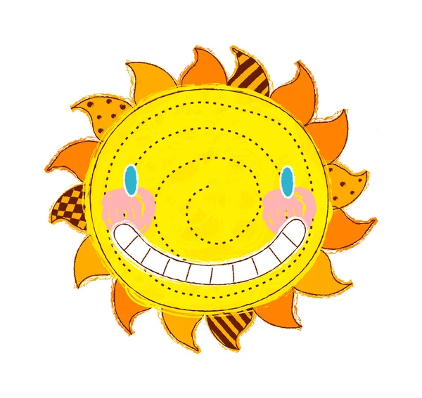 Смішні сонця — стоковий вектор