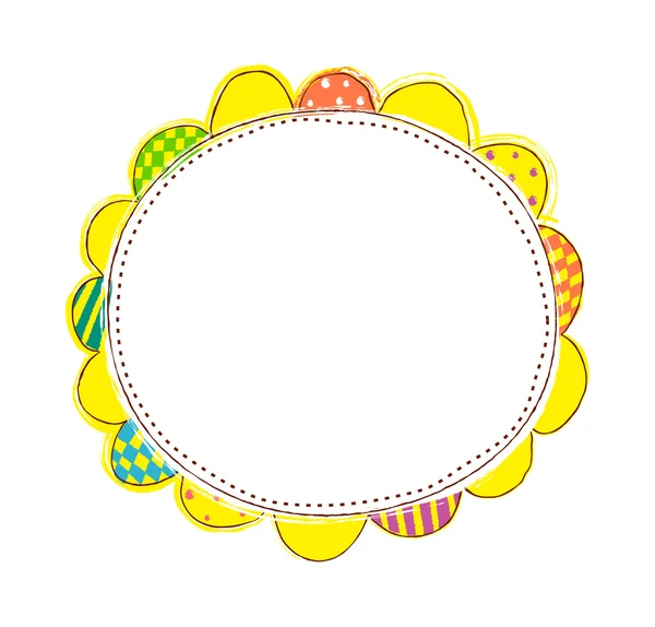 Cercle jaune — Image vectorielle