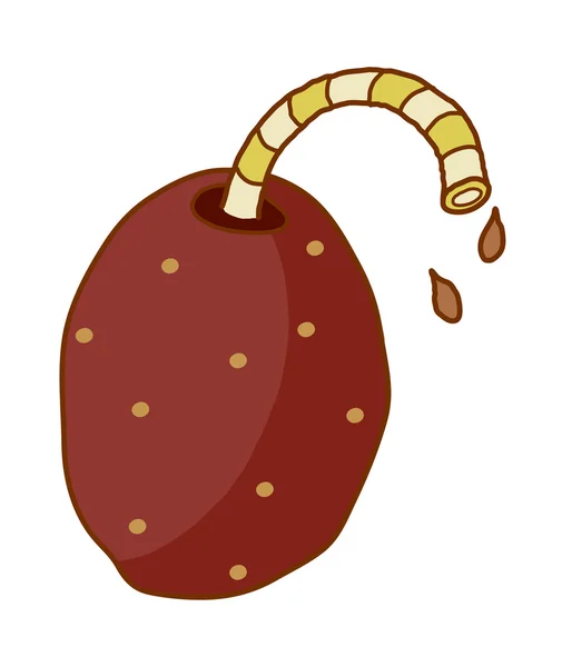 Boisson à la noix de coco — Image vectorielle