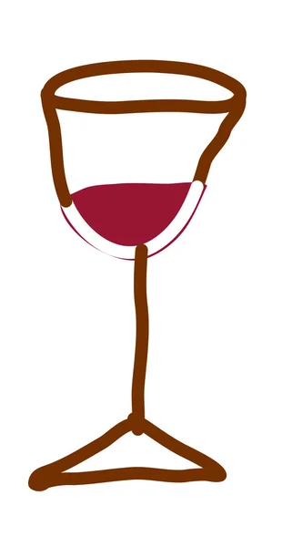 Copa de vino — Vector de stock