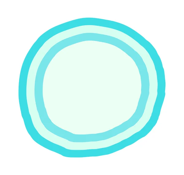 Blå cirkel — Stock vektor