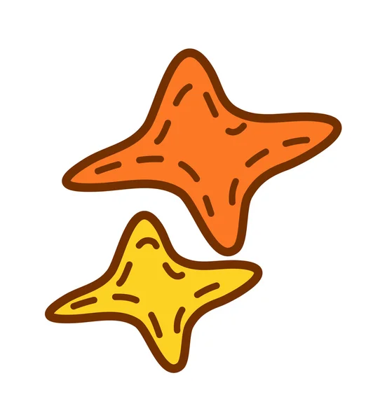 Vector starfish — Stockvector