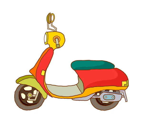 Vektör scooter — Stok Vektör