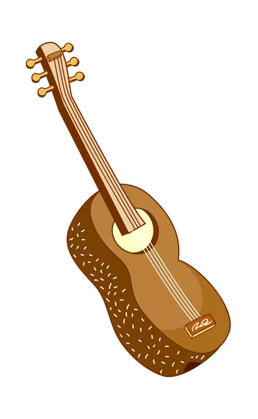 Ilustración de vectores de guitarra — Archivo Imágenes Vectoriales