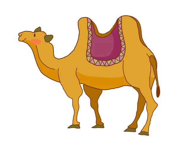 Ilustração do vetor de camelo — Vetor de Stock