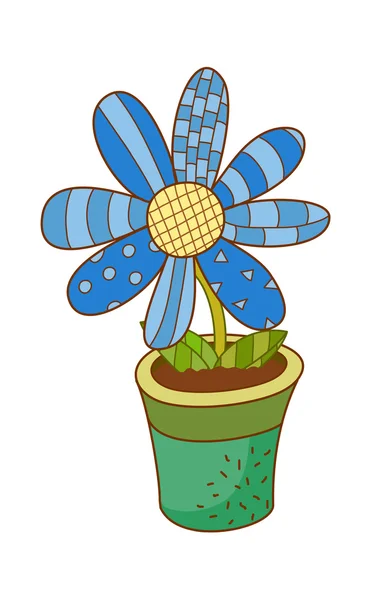 Florero Vector Ilustración — Archivo Imágenes Vectoriales