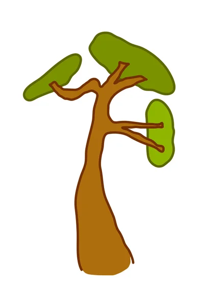 Drzewo ilustracja wektorowa — Wektor stockowy
