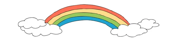 Illustration des Regenbogenvektors — Stockvektor