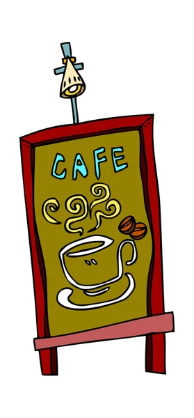 Vektorová ilustrace plakátu kávy — Stockový vektor