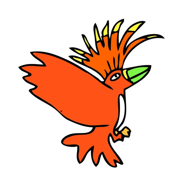 Illustration vectorielle du perroquet — Image vectorielle
