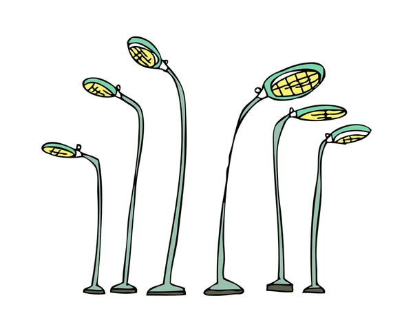 Streetlight vectorillustratie — Stockvector